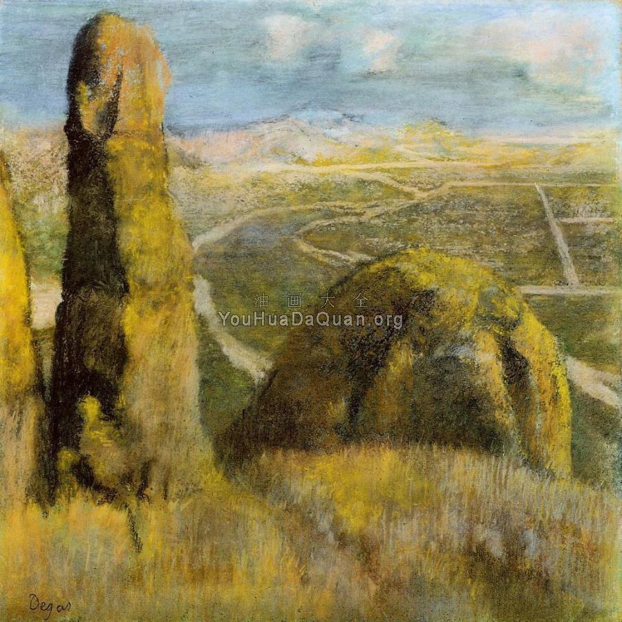 Landscape - 埃德加·德加